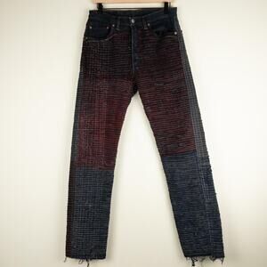 Reworked custom boro bandana levis